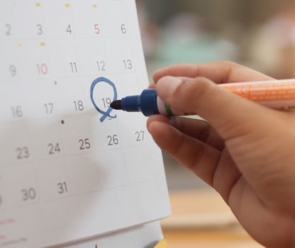 Reserva para Dia de Semana
